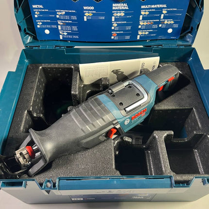 Bosch GSA 18V 28 Akku Saebelsaege 18 V 06016C0001 BITURBO Brushless L Boxx ohne Akku ohne Ladegeraet Gebraucht 2 - toolbrothers