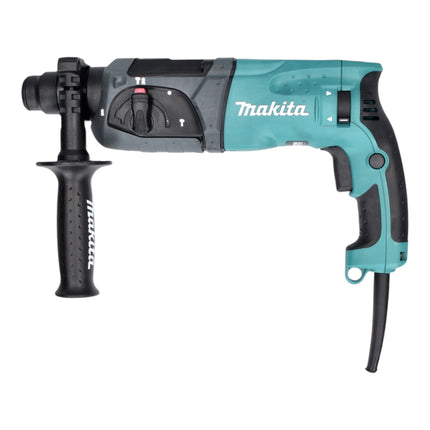 Makita HR 2470 Bohrhammer 780 Watt 2 4 J SDS Plus 4 tlg Meissel Set Koffer 1 - toolbrothers