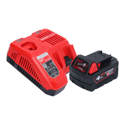 Milwaukee M18 GG 401 Akku Fettpresse 18 V 690 bar 1x Akku 4 0 Ah Ladegeraet 2 - toolbrothers