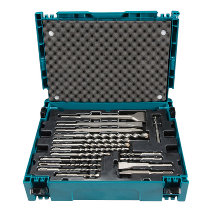 Makita B 53877 Bohrer und Meissel Set SDS Plus 17 tlg Makpac 0 - toolbrothers