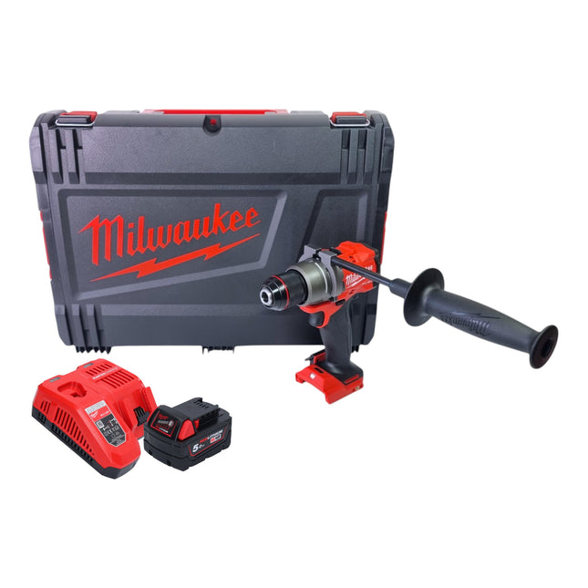 Milwaukee M18 FDD3 501X Akku Bohrschrauber 18 V 158 Nm Brushless 1x Akku 5 0 Ah Ladegeraet HD Box 0 - toolbrothers