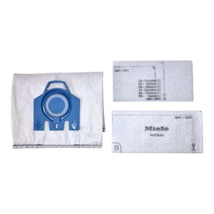 Miele 4x HyClean Pure GN Staubsaugerbeutel 16 Stueck mit Filter 4x 12421130 fuer Complete C2 C3 Classic C1 S8 S5 S2 3 - toolbrothers