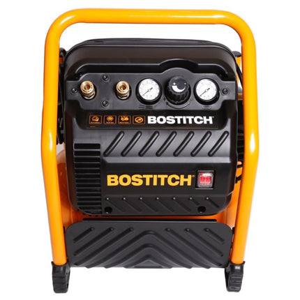 Bostitch RN46K-2-E Druckluft Nagler + RC10SQ-E Baustellen Kompressor 9,4 Liter + Druckluftschlauch 30m + Koffer - Toolbrothers