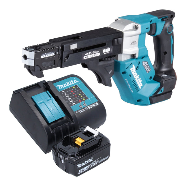 Makita DFR 552 SF1 Akku Magazinschrauber 18 V 25 55 mm Brushless 1x Akku 3 0 Ah Ladegeraet 0 - toolbrothers