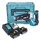Makita DFR 552 RGJ Akku Magazinschrauber 18 V 25 55 mm Brushless 2x Akku 6 0 Ah Ladegeraet Makpac 0 - toolbrothers