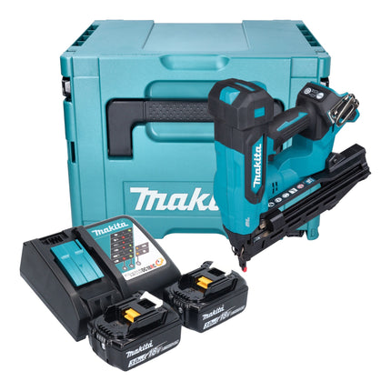 Makita DBN 610 RFJ Akku Stauchkopfnagler 18 V 32 64 mm Brushless 2x Akku 3 0 Ah Ladegeraet Makpac 0 - toolbrothers
