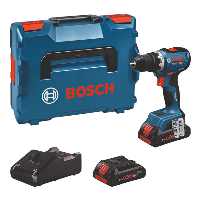 Bosch GSR 18V 65 Professional Akku Bohrschrauber 18 V 63 Nm 06019N3206 Brushless 2x ProCORE Akku 4 0 Ah Ladegeraet L Boxx 0 - toolbrothers