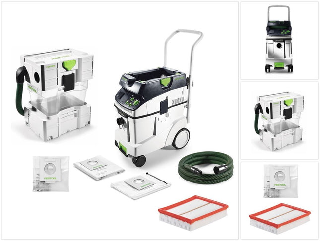 Festool CTM 48 E AC CLEANTEC Absaugmobil 48l Staubkl. M ( 574991 ) + Vorabscheider + Zubehör - Toolbrothers