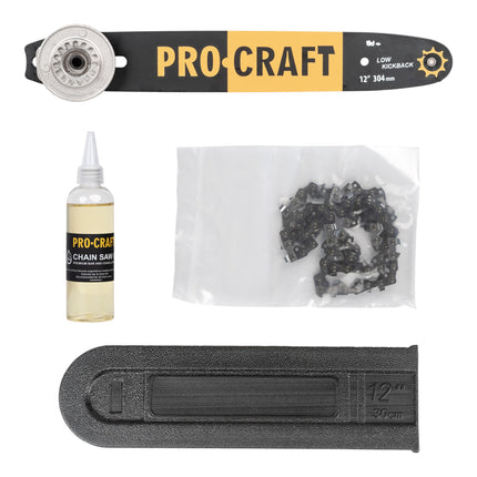 Procraft PKA42Libb Akku Kettensaege 20 V 304 mm Brushless 1x Akku 4 0 Ah ohne Ladegeraet 4 - toolbrothers