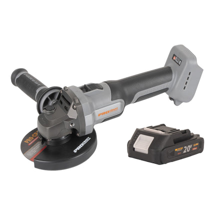 Procraft Industrial AG125Abb Akku Winkelschleifer 20 V 125 mm Brushless 1x Akku 2 0 Ah ohne Ladegeraet 0 - toolbrothers