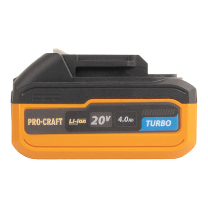 Procraft Industrial AG125Abb Akku Winkelschleifer 20 V 125 mm Brushless 1x Akku 4 0 Ah ohne Ladegeraet 3 - toolbrothers