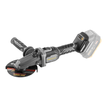 Procraft Industrial AG125Cbb Akku Flachkopf Winkelschleifer 20 V 125 mm Brushless 2x Akku 2 0 Ah Ladegeraet 1 - toolbrothers