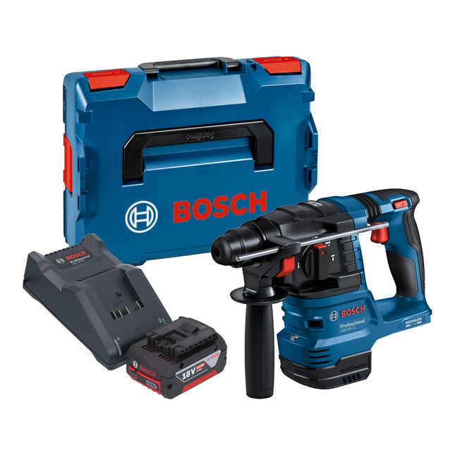 Bosch GBH 18V 22 Professional Akku Bohrhammer 18 V 1 9 J SDS Plus Brushless 1x Akku 4 0 Ah Ladegeraet L Boxx 0 - toolbrothers