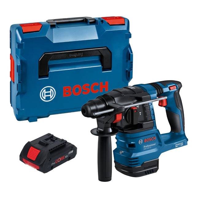 Bosch GBH 18V 22 Professional Akku Bohrhammer 18 V 1 9 J SDS Plus Brushless 1x ProCORE Akku 4 0 Ah L Boxx ohne Ladegeraet 0 - toolbrothers