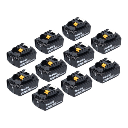 Makita Akku Set 10x BL 1850 B 18 V 5 0 Ah 5000 mAh Li Ion Akku 10x 197280 8  0 - toolbrothers