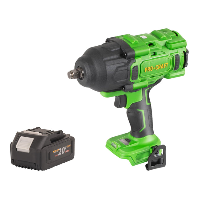 Procraft PWA80bb Akku Schlagschrauber 20 V 1600 Nm 1 2 Brushless 1x Akku 4 0 Ah ohne Ladegeraet 0 - toolbrothers