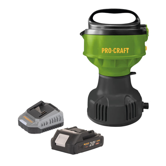 Procraft CPN22bb Akku Schwimmpumpe 20 V 3200 l h 1x Akku 2 0 Ah Ladegeraet 0 - toolbrothers