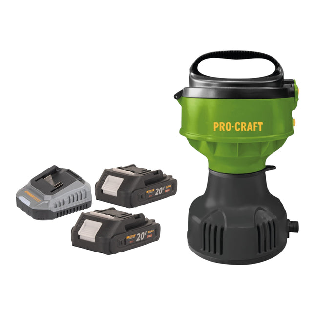 Procraft CPN22bb Akku Schwimmpumpe 20 V 3200 l h 2x Akku 2 0 Ah Ladegeraet 0 - toolbrothers