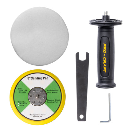 Procraft PM20bb Akku Poliermaschine 20 V 150 mm 1x Akku 4 0 Ah ohne Ladegeraet 4 - toolbrothers