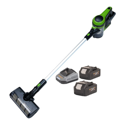 Procraft VP30 Akku Stielstaubsauger 20 V 0 8 l Brushless 2x Akku 4 0 Ah Ladegeraet 0 - toolbrothers