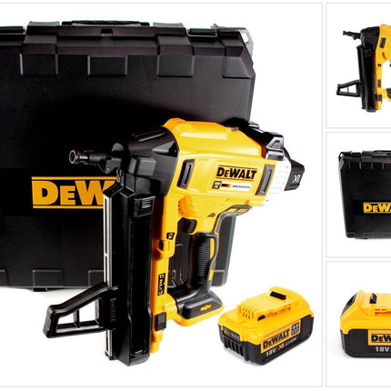 DeWalt DCN 890 NT Akku Nagler 18 V Li-Ion Brushless im Koffer + 1 x 4,0 Ah Akku - ohne Ladegerät - Toolbrothers