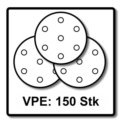 Mirka AROP-B 312NV 77mm ponceuse excentrique polisseuse course 12mm 10,8V brushless (8991012311) + 2x batterie 2,5Ah + chargeur + 150x disques abrasifs ABRANET