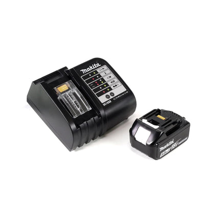 Makita DDF 483 STX4 perceuse-visseuse sans fil 18 V 40 Nm sans balais + 1x batterie 5,0 Ah + chargeur + 70 pièces. Coffret forets + coffret