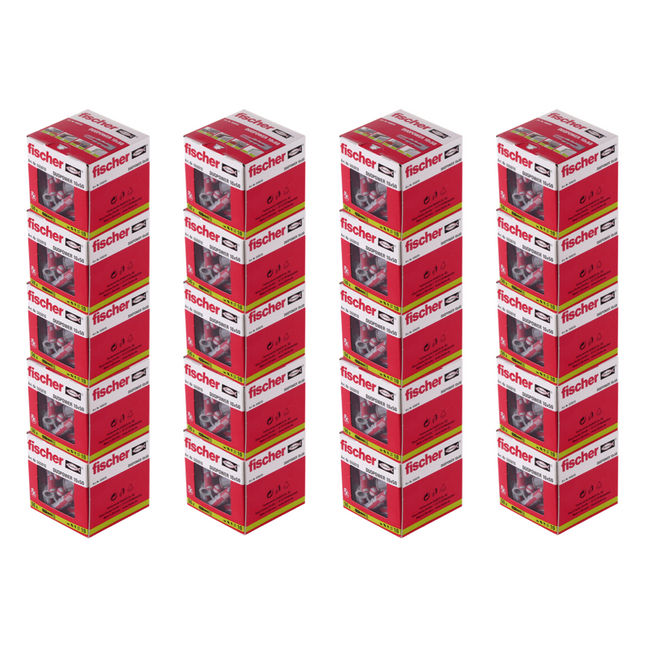 Cheville à expansion Fischer DUOPOWER 10x50mm 1000 pièces (20x 555010)