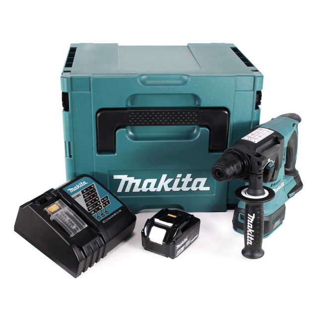 Makita DHR 242 RM1J Marteau perforateur sans fil 18V 2,0J SDS-plus Brushless + 1x batterie 4,0Ah + chargeur + Makpac