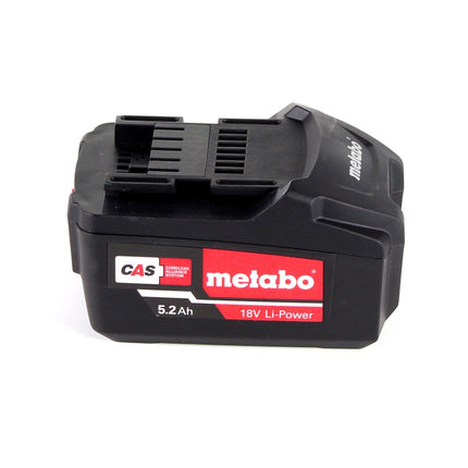 Metabo W 18 LTX 125 Meuleuse d'angle rapide 18V 125mm + 1x batterie 5,2Ah + coffret - sans chargeur