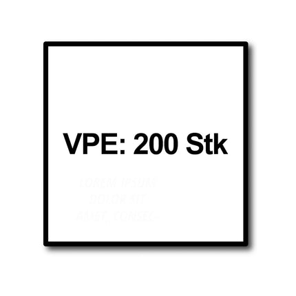 Vis à béton Fischer ULTRACUT FBS II 10x80mm 25/15/- 200 pièces tête hexagonale SW15 (553687)