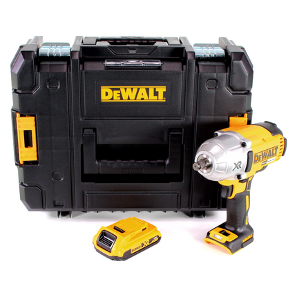 Clé à chocs sans fil Dewalt DCF 899 HT 1/2" 18V 950Nm anneau HOG sans balais + 1x batterie 2,0Ah + TSTAK - sans chargeur