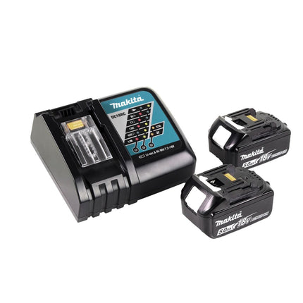 Makita DRS 780 RT Akku Handkreissäge 36V ( 2x18V ) 185 mm Brushless + 2x Akku 5,0Ah + Ladegerät - Toolbrothers