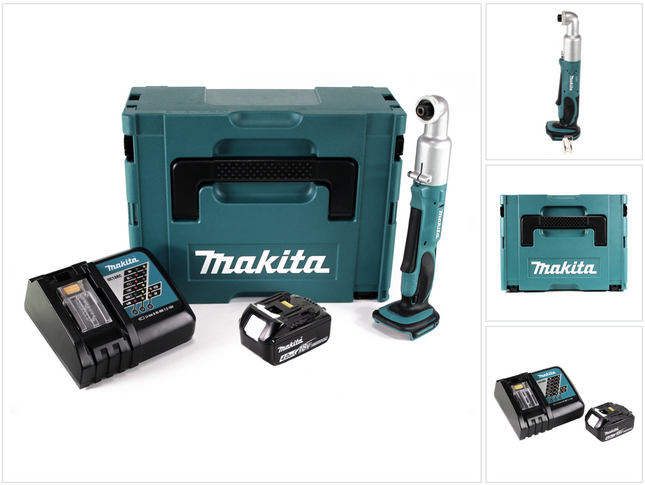 Makita DTL 061 RM1J Visseuse d'angle sans fil 18V 1/4" 60Nm + 1x batterie 4,0Ah + chargeur + Makpac