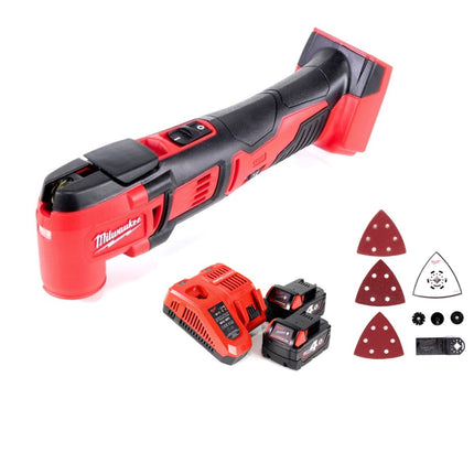 Outil multifonction Milwaukee M18 BMT-402C sur batterie 18V (4933446203) + 2x batterie 4,0Ah + chargeur