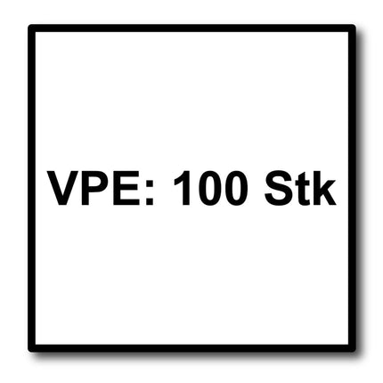 Meisterling Vis de façade 4,8x38 mm - 100 pièces 12 mm (010020000221)