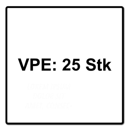 Metabo Novorapid TF41 Disque à tronçonner Inox 125x22,23 mm - 25 pièces. ( 25x 616271000 ) pour meuleuse d'angle