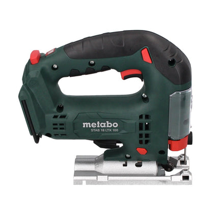 Metabo STAB 18 LTX 100 Scie sauteuse sans fil 18 V + Coffret MetaBOX ( 601003840 ) sans batterie, sans chargeur