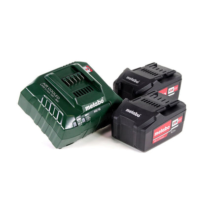 Visseuse à chocs sans fil Metabo SSW 18 LTX 400 BL 18 V 400 Nm 1/2" sans balais + 2x batterie 5,2 Ah + chargeur + métaBOX