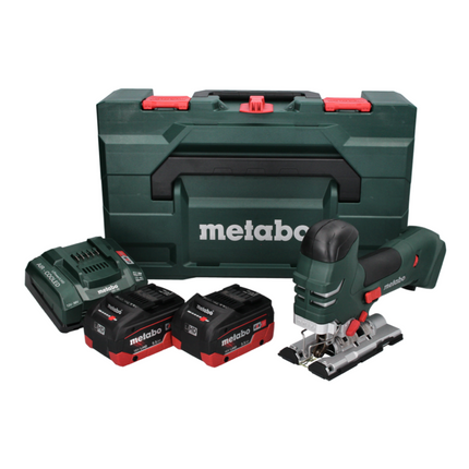 Metabo STA 18 LTX 140 Scie sauteuse sans fil 18V + 2x Batteries 5,05Ah + Chargeur + Coffret metaBOX