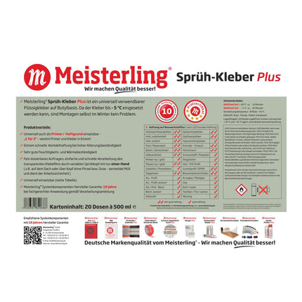Meisterling Colle en aérosol plus 500 ml (006050000020)