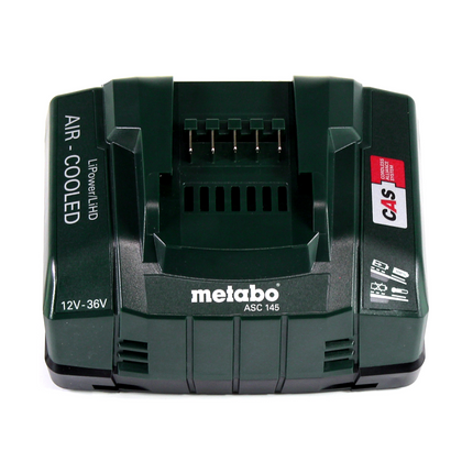 Metabo Power 160-5 18 LTX BL OF compresseur sans fil 18 V 8,0 bar sans brosse + 1x accu LiHD 5,5 Ah + chargeur
