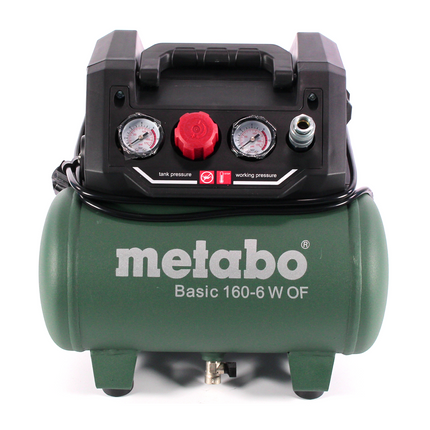 Metabo Basic 160-6 W OF Compresseur 900 W 8 bar ( 601501000 )