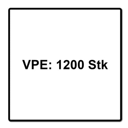 Meisterling Vis pour terrasse 90° 5x60 mm, 1200 pcs., tête fraisée, filetage Torx 2/3, acier inoxydable VA (6x 010010000211)