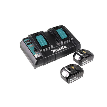 Makita DHS 900 PT2 scie circulaire à main sur batterie 36 V (2x 18 V) 235 mm sans balais + 2x batterie 5,0 Ah + double chargeur