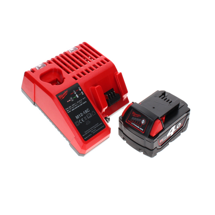 Tronçonneuse à batterie Milwaukee M18 FCOS230-401C 18 V 230 mm sans balais + 1x batterie 4,0 Ah + chargeur
