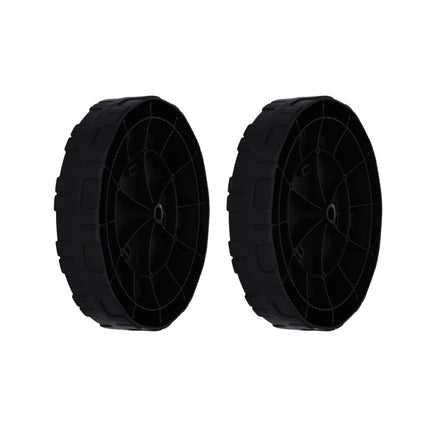 Makita DA00000330 2x roue de secours arrière + Makita DA00000328 2x roue de secours avant pour tondeuse à batterie DLM 380