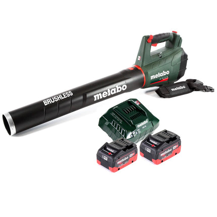 Metabo LB 18 LTX BL Souffleur de feuilles sans fil 18 V brushless + 2x Batteries 5,5 Ah + Chargeur