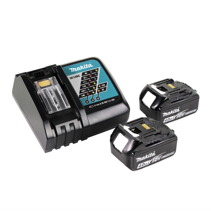 Makita DUB 184 RM batterie prompteur 18 V sans balais + 2x batterie 4,0 Ah + chargeur