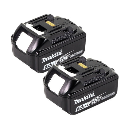 Makita DLM 432 G2 Tondeuse à gazon sans fil 36 V (2x 18 V) 43 cm brushless + 2x Batteries 6.0 Ah - sans chargeur